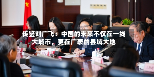 传鉴刘广飞：中国的未来不仅在一线大城市	，更在广袤的县域大地-第3张图片