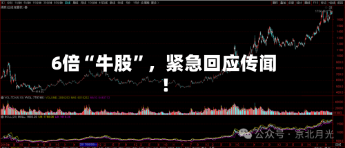 6倍“牛股”,紧急回应传闻!