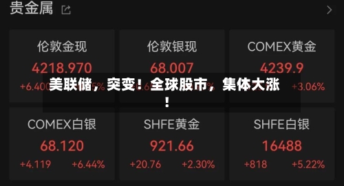 美联储，突变！全球股市，集体大涨！-第2张图片